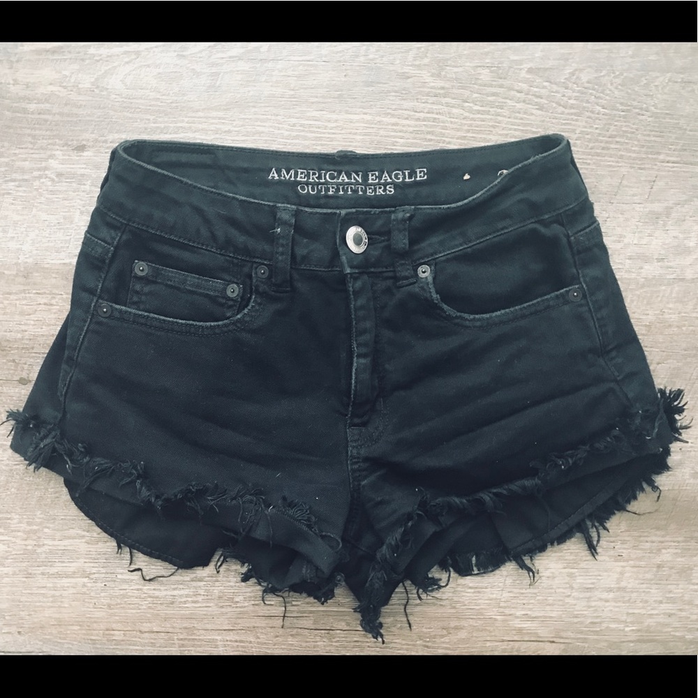 SOLD!!!  American Eagle black shorts